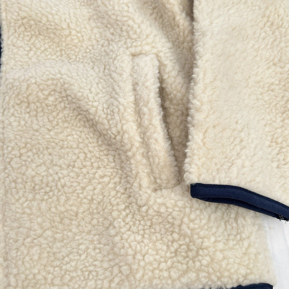 Amazon Essentials Girls Polar Fleece Full-zip Beige Jacket Size L (10 Years) - Picture 9 of 11